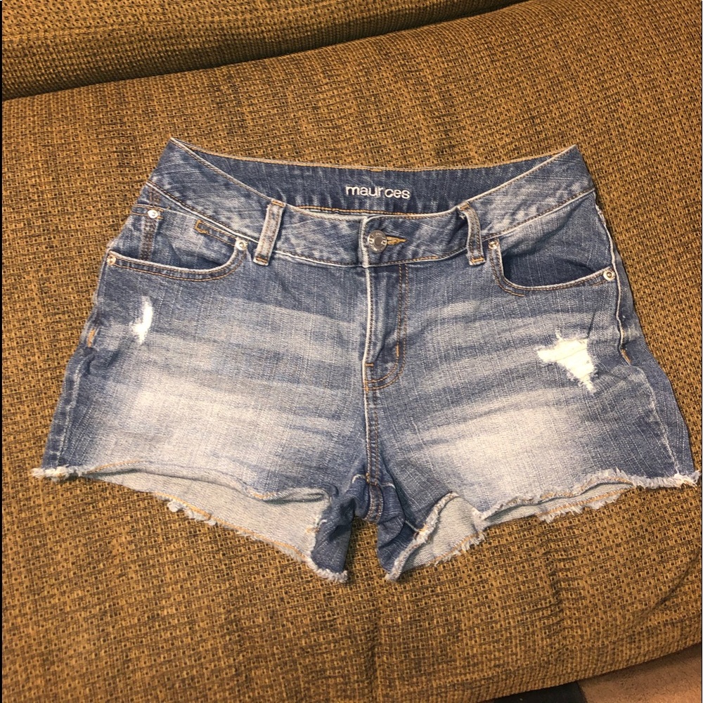 Maurices Frayed Hem Shorts